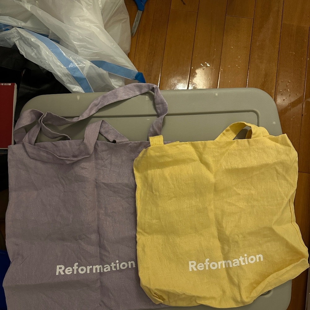Reformation Canvas Tote Bags